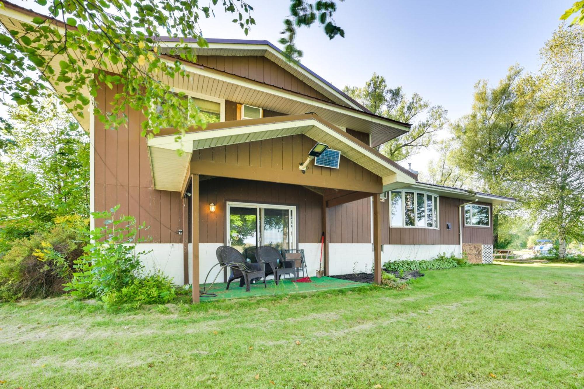 Riverfront Sault Ste Marie Home With Dock! Exterior photo